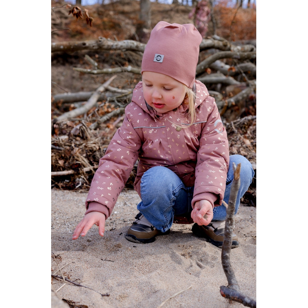 Mikk-Line Junior Vinterjakke Polyester & Glitter Print Jakker Burlwood