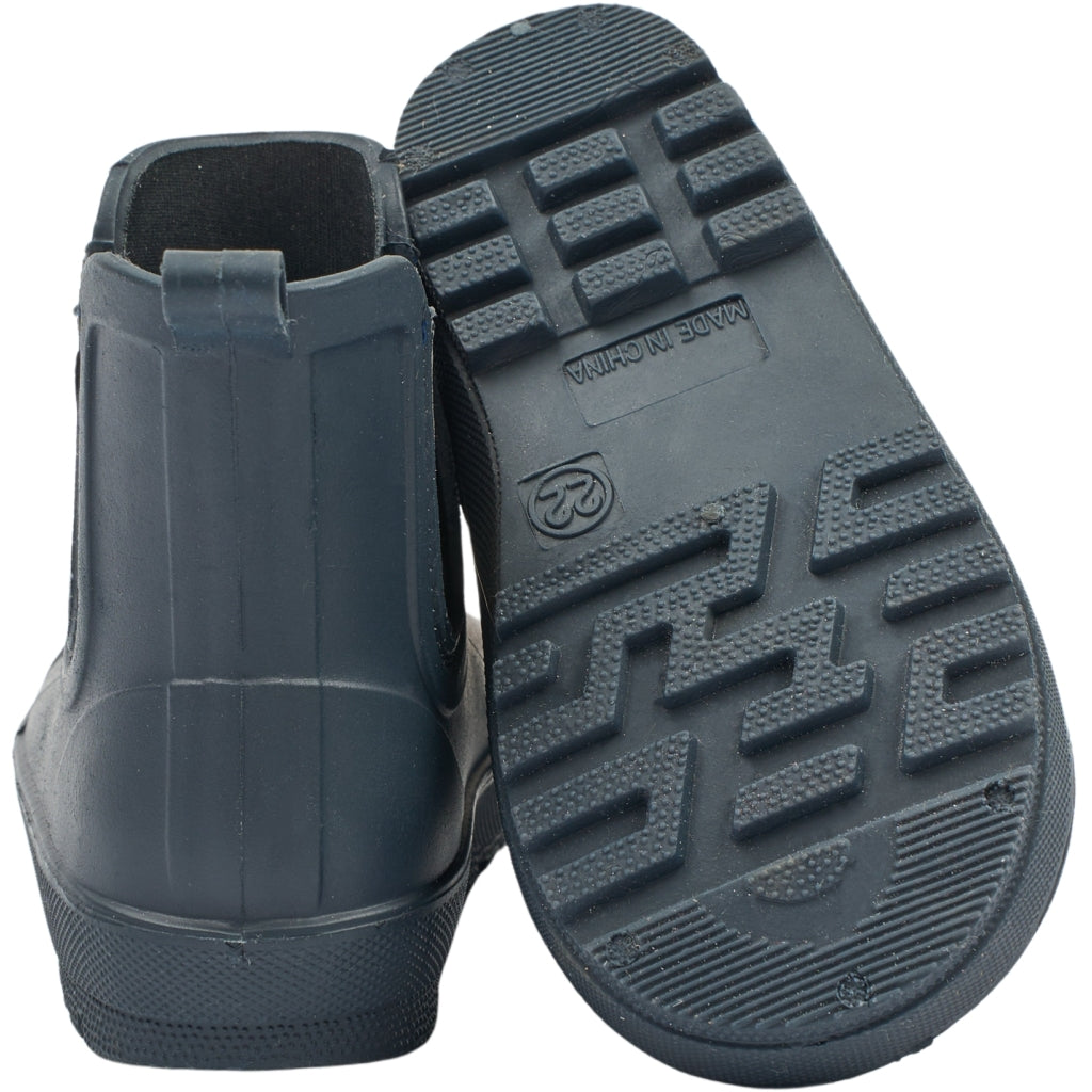 Mikk-Line Korte Gummistøvler (Barfodsåler) Rubber Boots Blue Nights