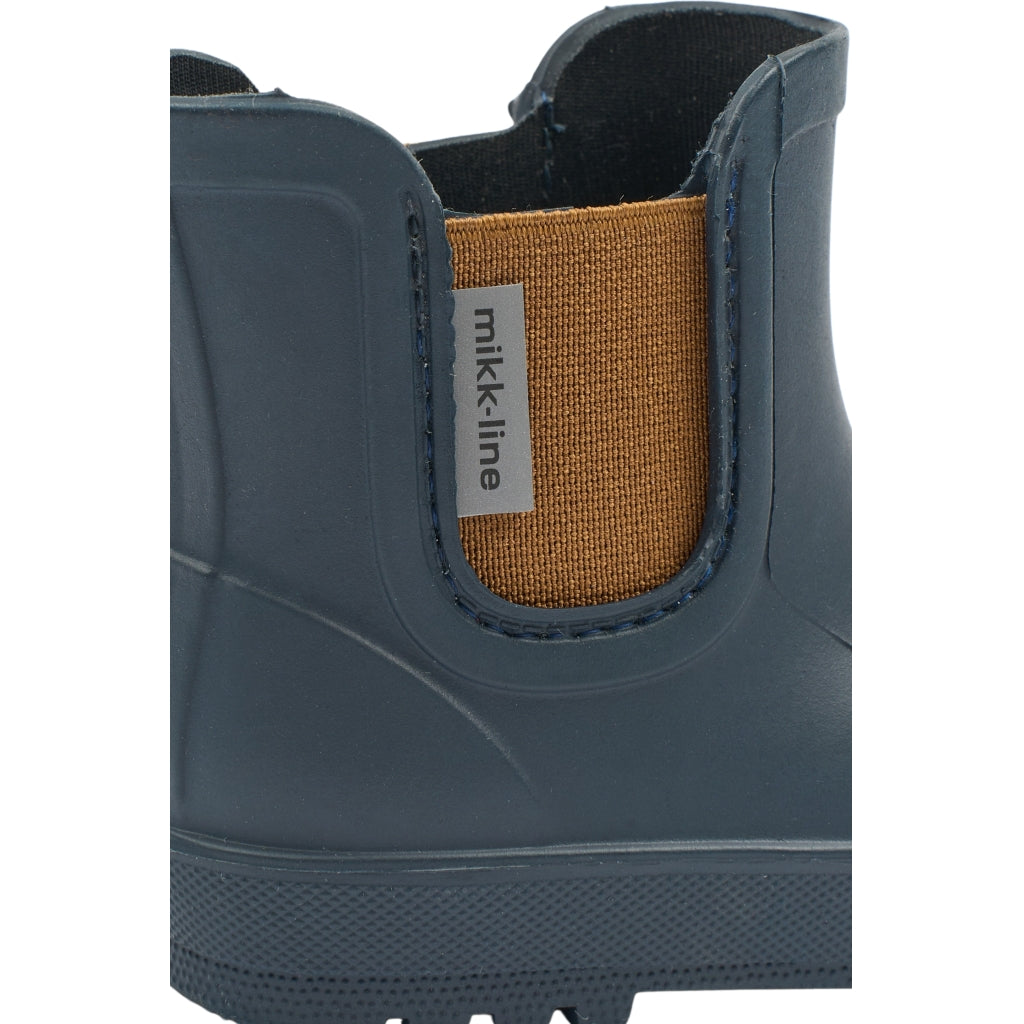 Mikk-Line Korte Gummistøvler (Barfodsåler) Rubber Boots Blue Nights