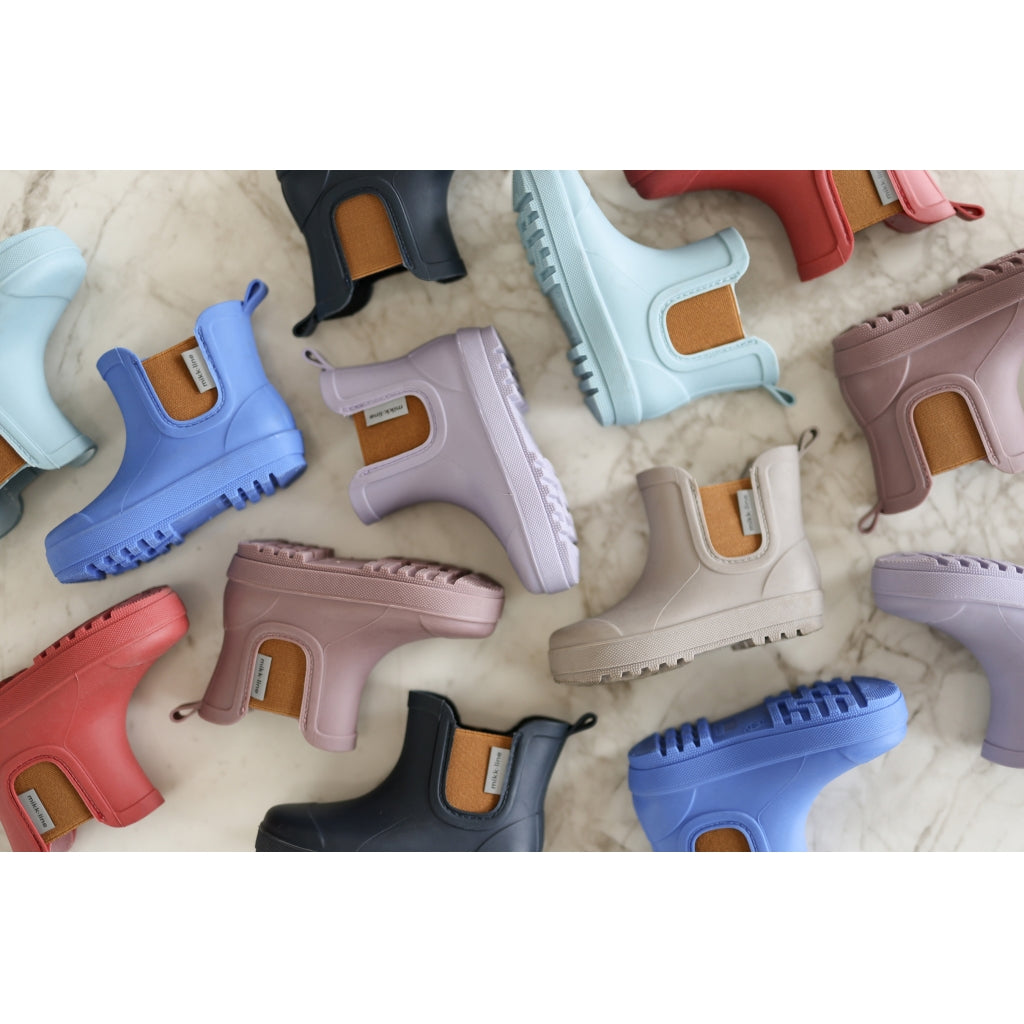 Mikk-Line Korte Gummistøvler (Barfodsåler) Rubber Boots Cinder