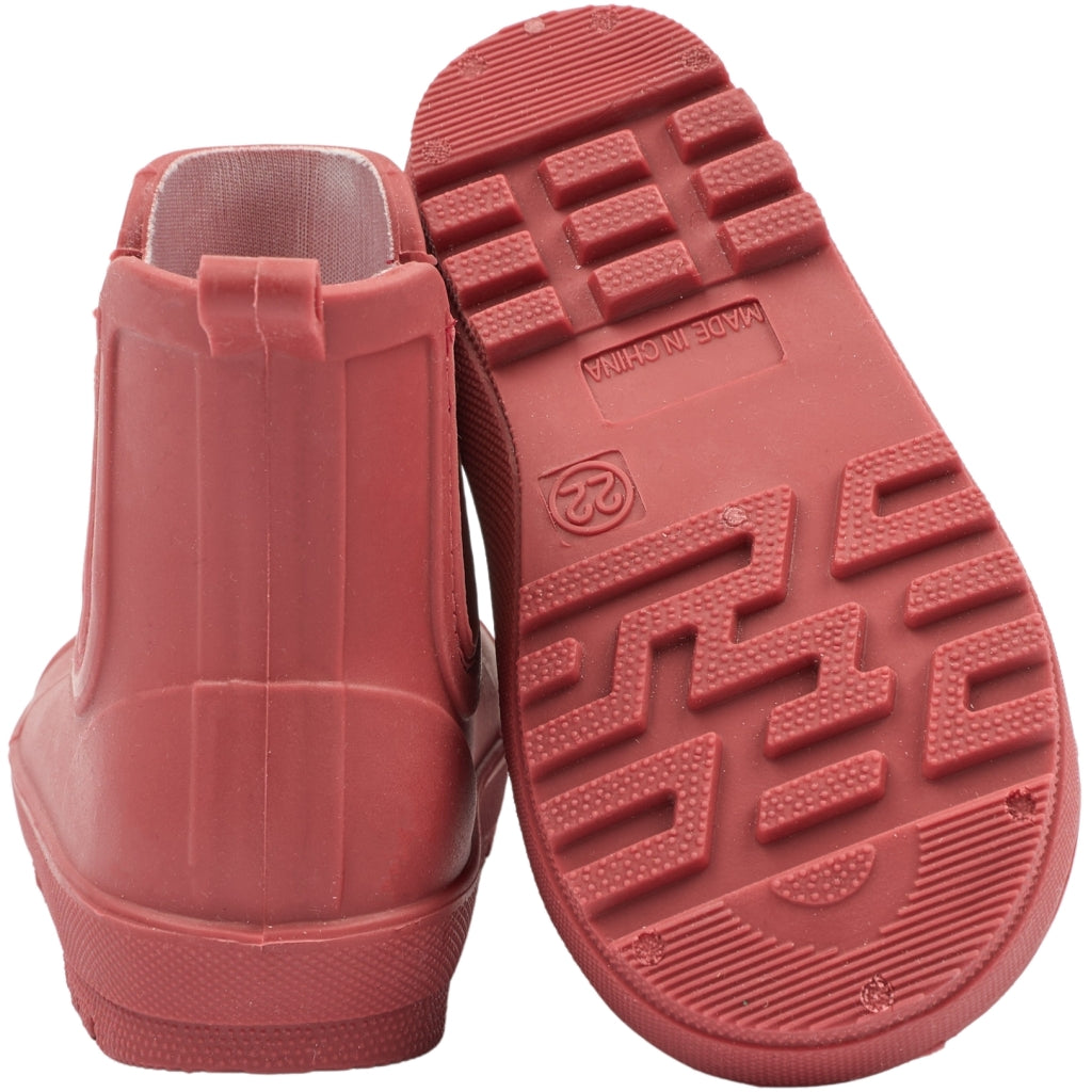 Mikk-Line Korte Gummistøvler (Barfodsåler) Rubber Boots Cranberry