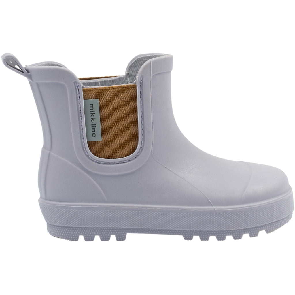 Mikk-Line Korte Gummistøvler (Barfodsåler) Rubber Boots Lavender Gray