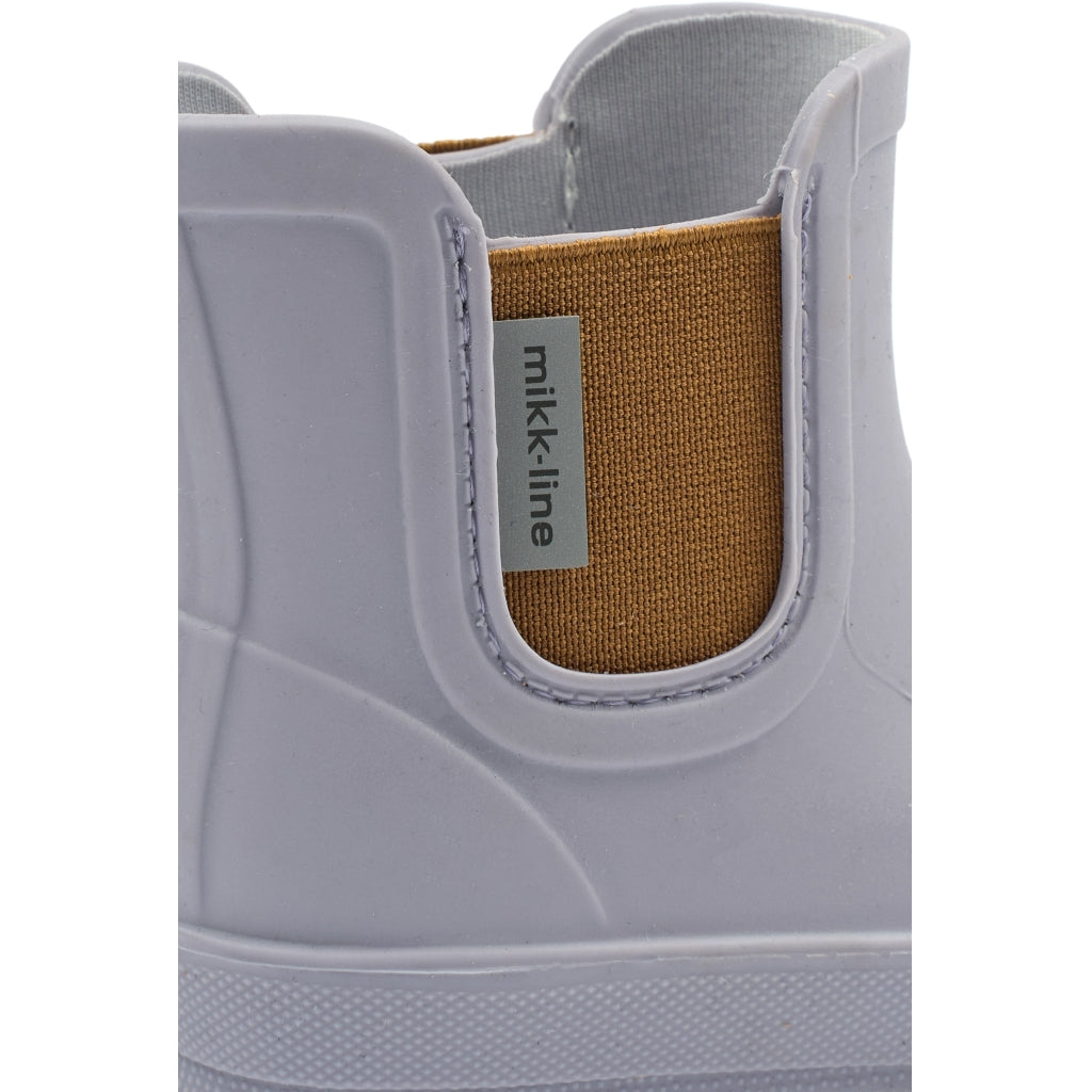 Mikk-Line Korte Gummistøvler (Barfodsåler) Rubber Boots Lavender Gray
