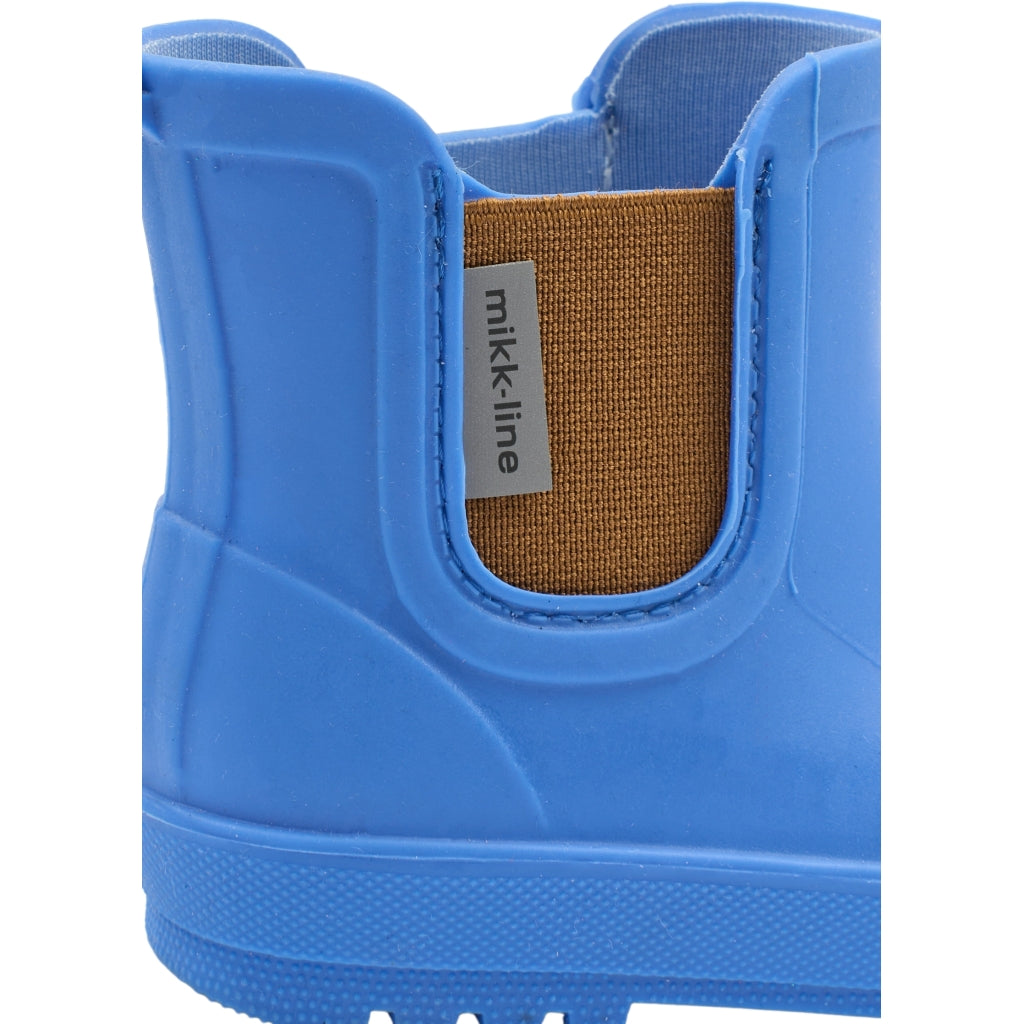 Mikk-Line Korte Gummistøvler (Barfodsåler) Rubber Boots Strong Blue