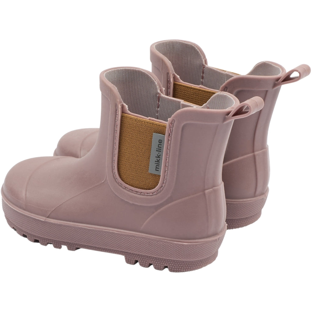 Mikk-Line Korte Gummistøvler (Barfodsåler) Rubber Boots Twilight Mauve