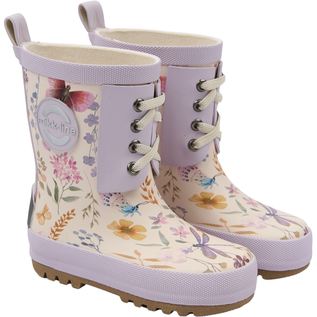 Mikk-Line Korte Gummistøvler (Glitter) Rubber Boots Butterfly AOP
