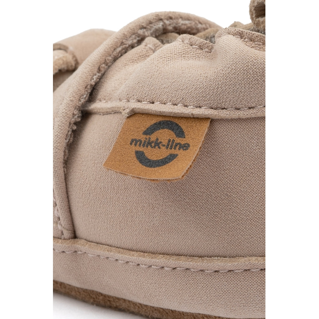 Mikk-Line Læder Hjemmesko (m./Sløjfe) Leather Slippers Warm Taupe