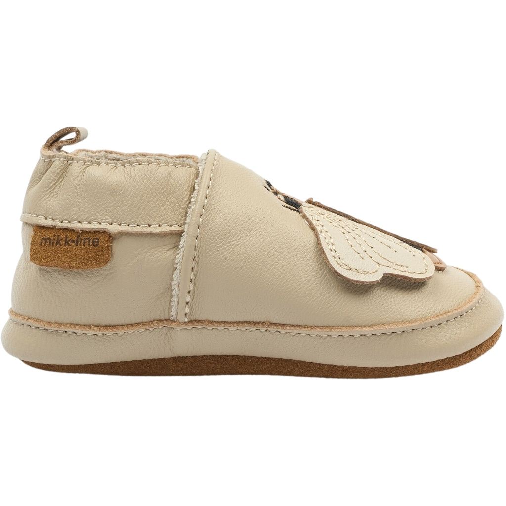 Mikk-Line Læder Hjemmesko (3D details) Slippers Bees