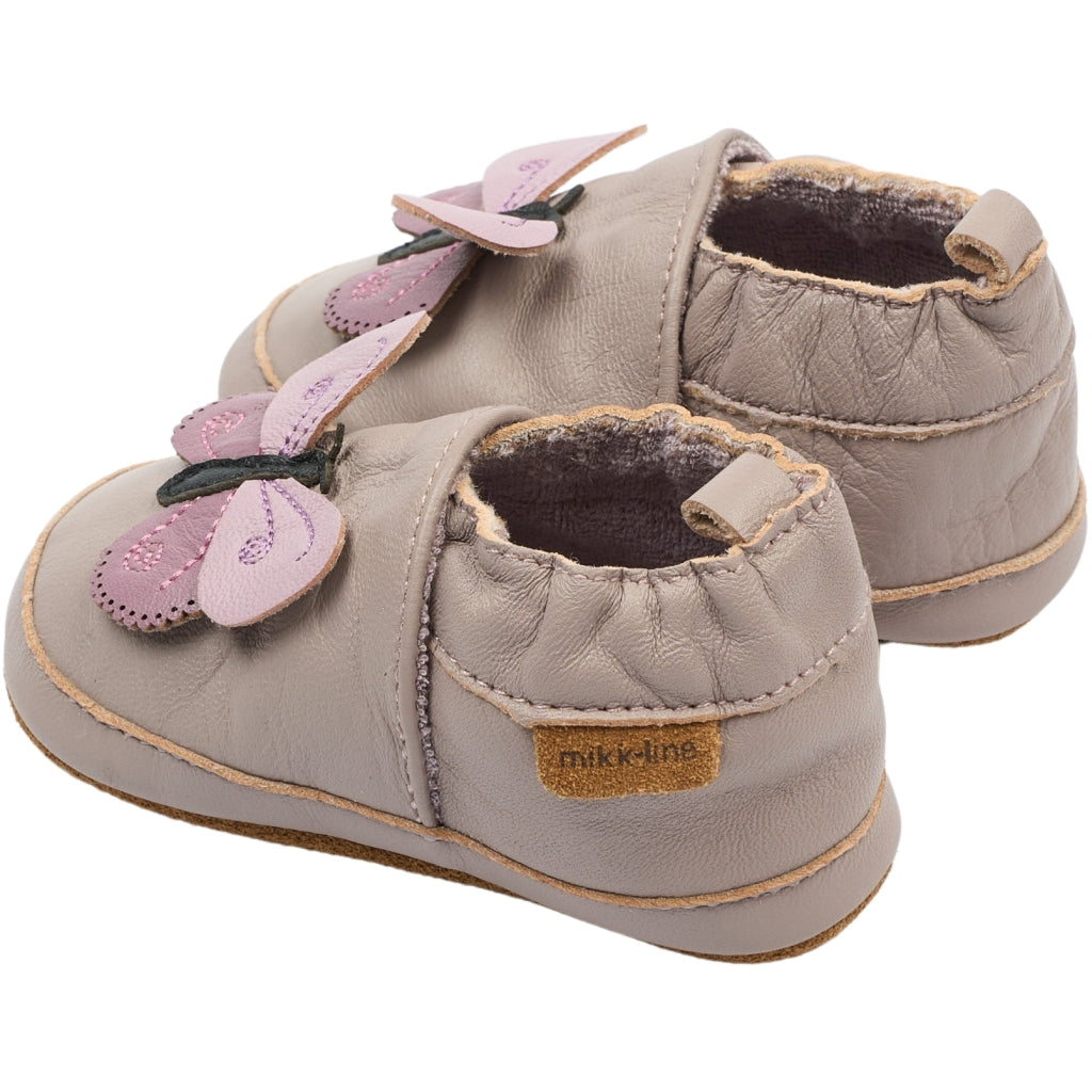 Mikk-Line Læder Hjemmesko (3D details) Slippers Butterfly