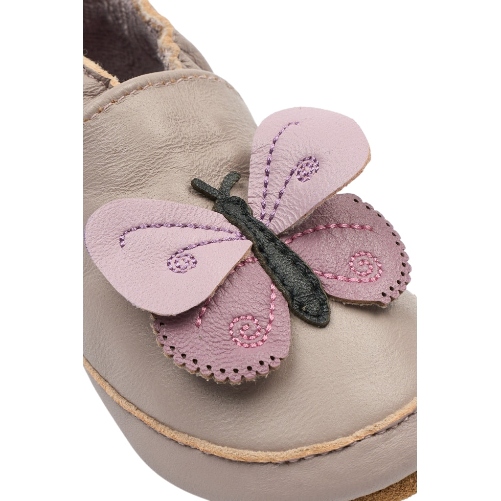 Mikk-Line Læder Hjemmesko (3D details) Slippers Butterfly