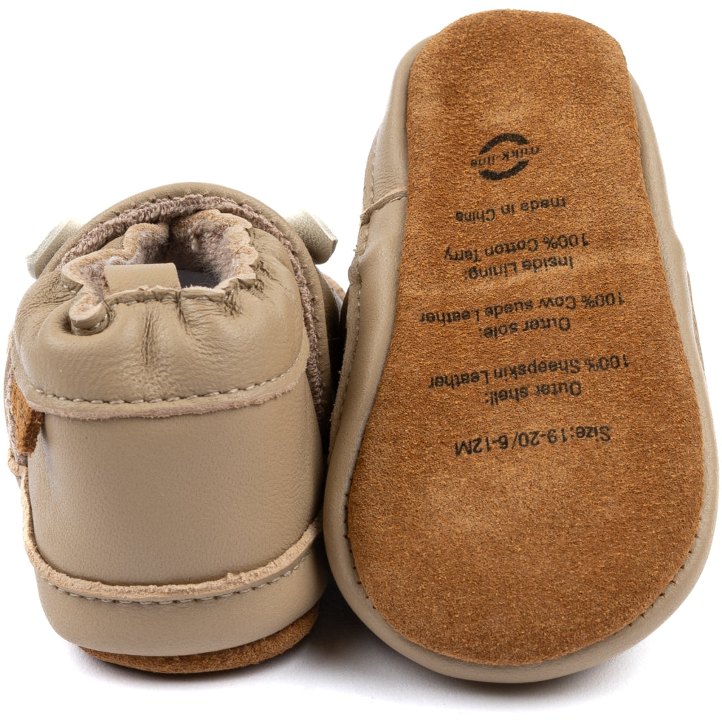 Mikk-Line Læder Hjemmesko (3D details) Slippers Doeskin