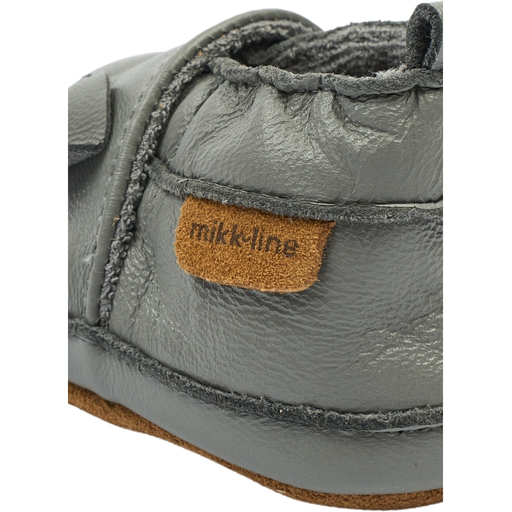 Mikk-Line Læder Hjemmesko (3D details) Slippers Elephant