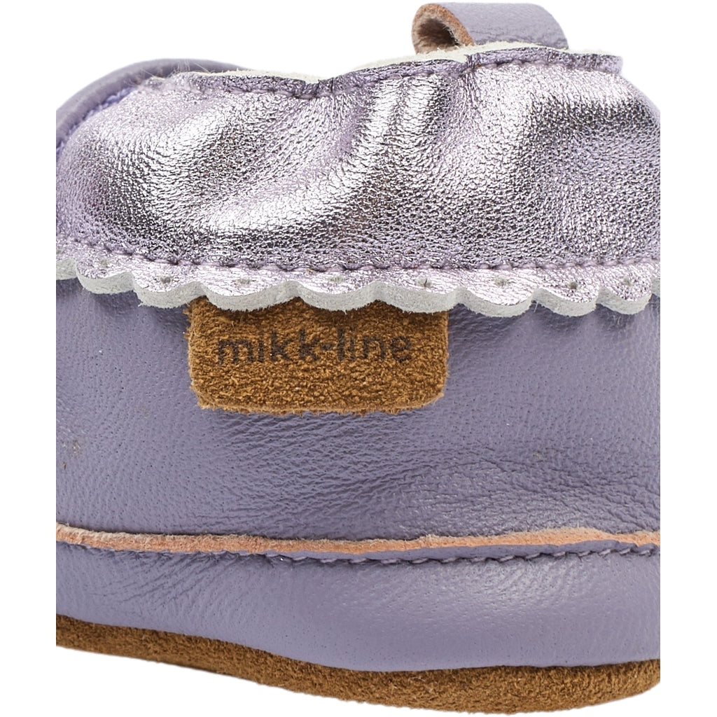 Mikk-Line Læder Hjemmesko (3D details) Slippers Foil Hearts