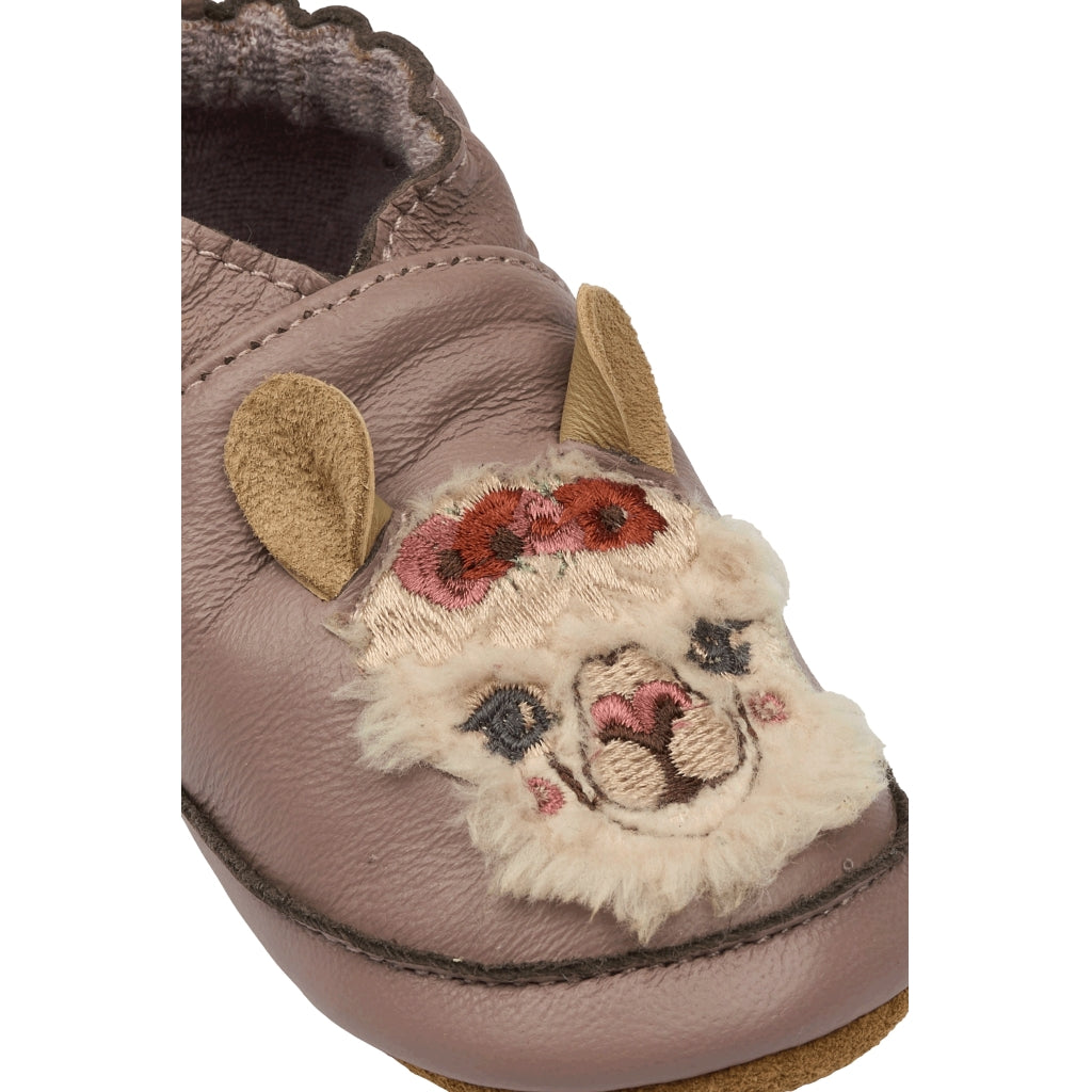 Mikk-Line Læder Hjemmesko (3D details) Slippers Twilight Mauve