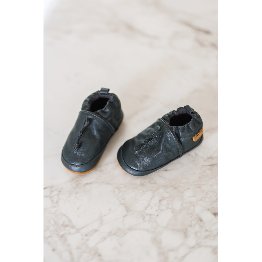 Mikk-Line Læder Hjemmesko (Ensfarvet) Slippers