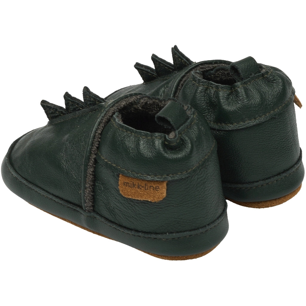 Mikk-Line Læder Hjemmesko (Ensfarvet) Slippers Darkest Sprouse