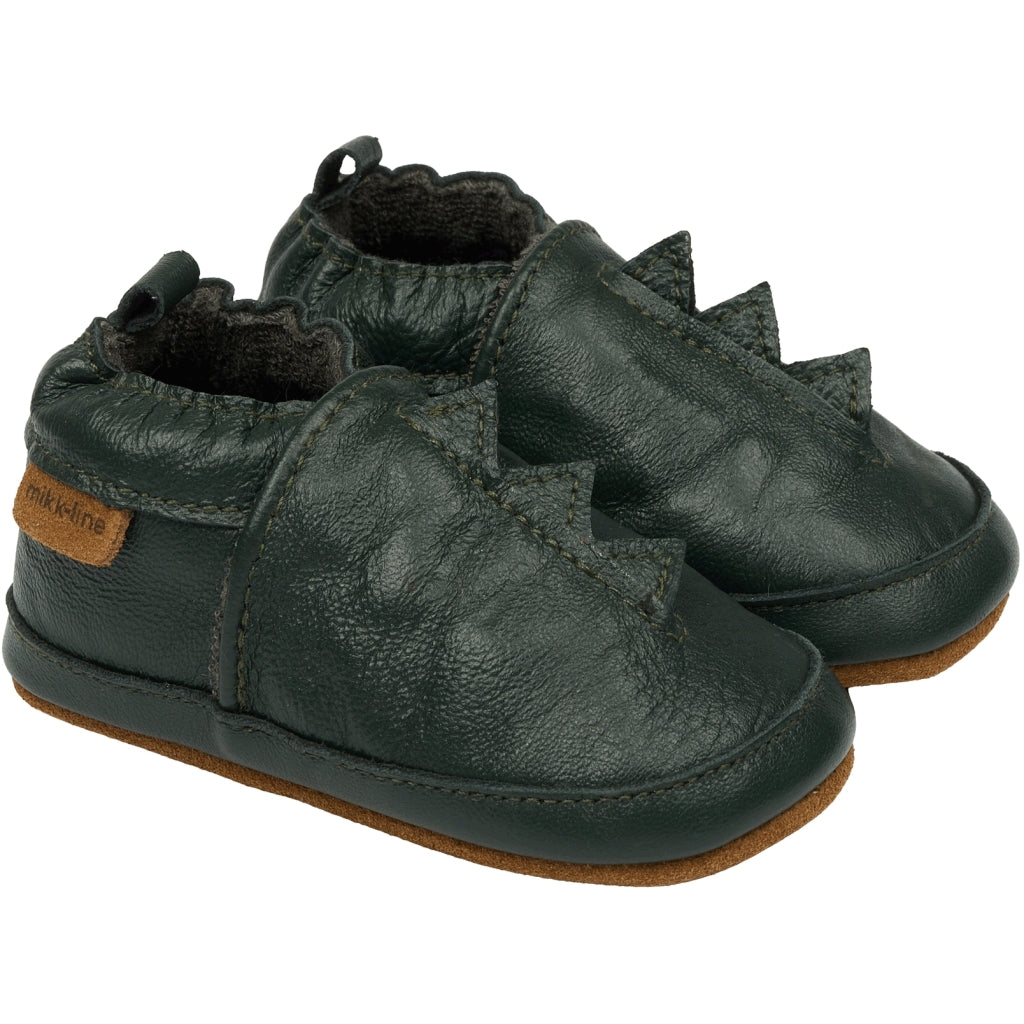 Mikk-Line Læder Hjemmesko (Ensfarvet) Slippers Darkest Sprouse