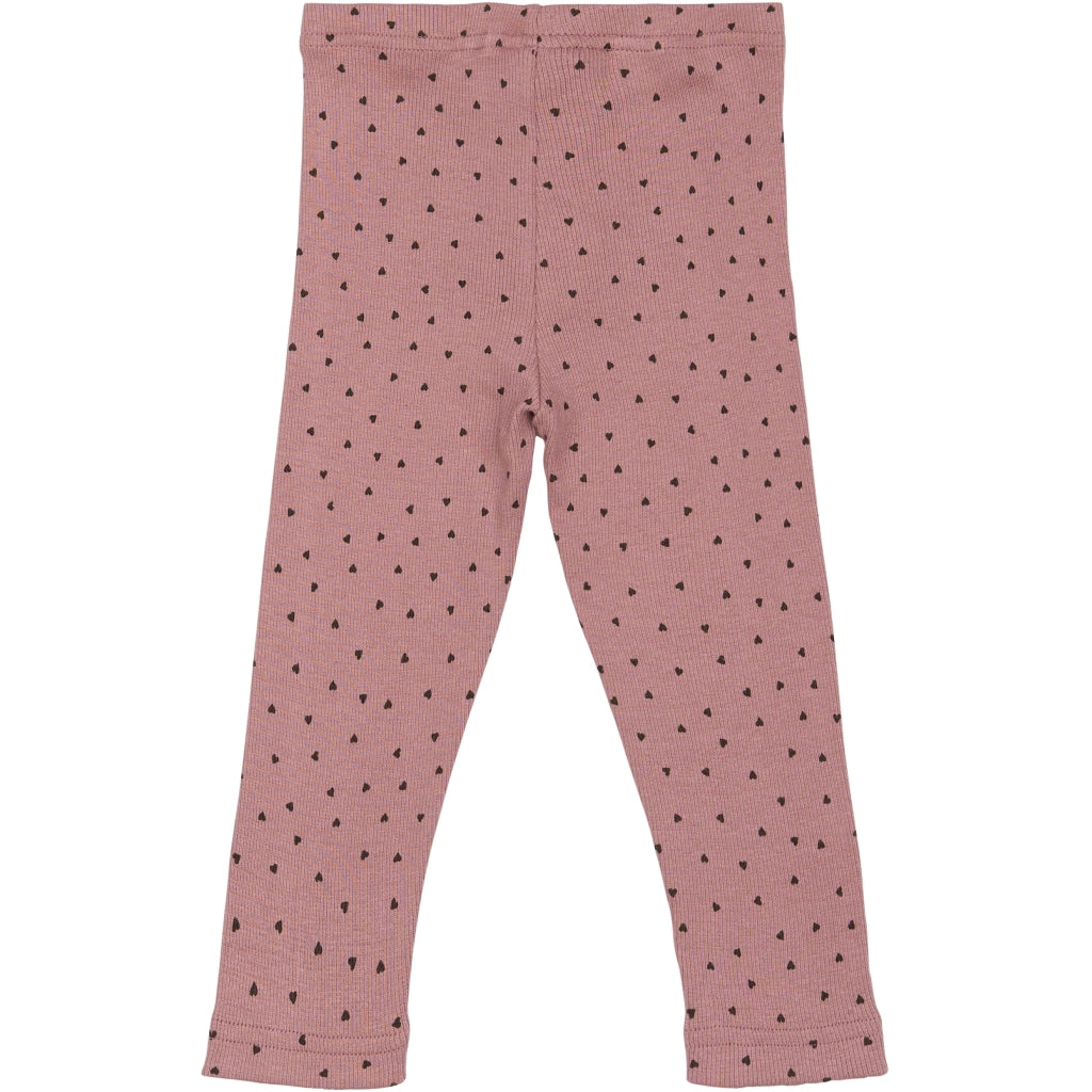 PETIT PIAO Legging Modal Leggings Nostalgic Rose/Coffee Bean