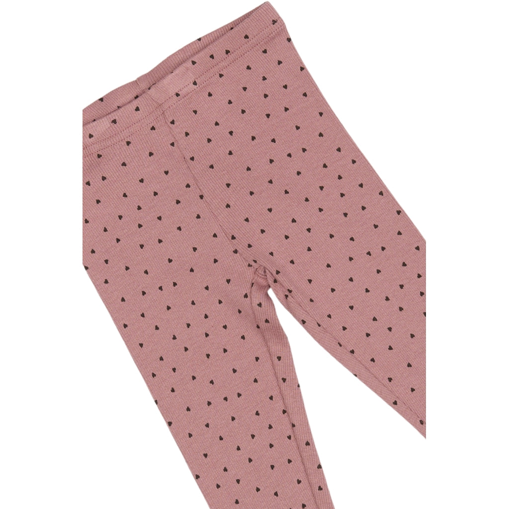 PETIT PIAO Legging Modal Leggings Nostalgic Rose/Coffee Bean