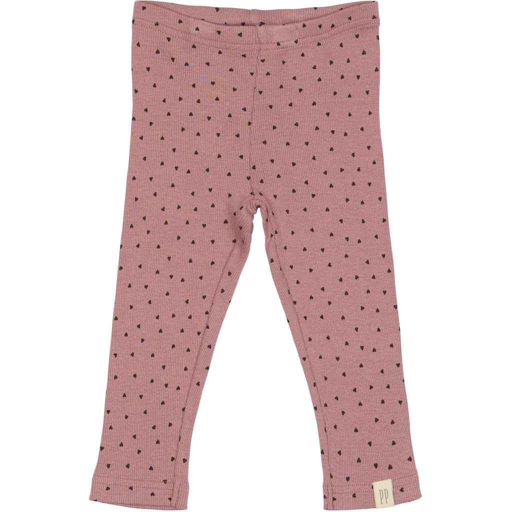 PETIT PIAO Legging Modal Leggings Nostalgic Rose/Coffee Bean