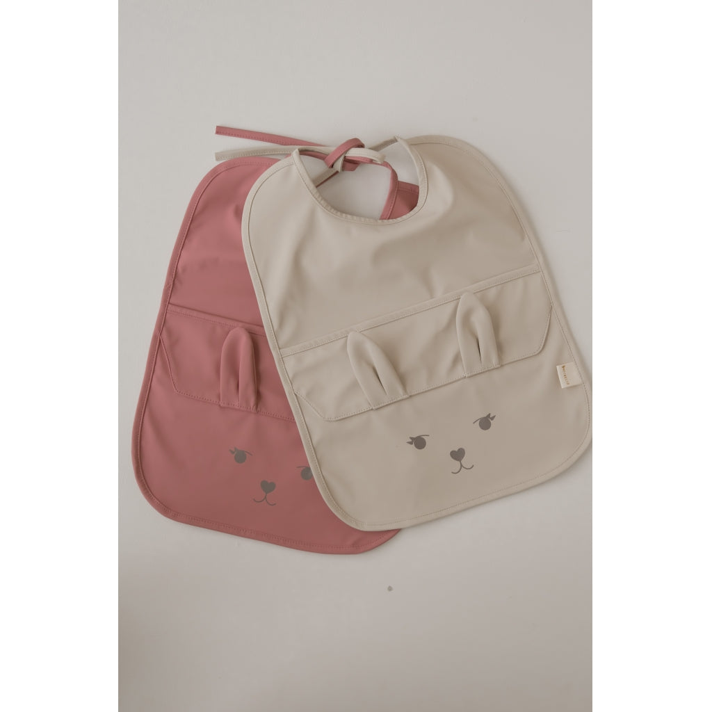 Fabelab Long Bib 2-pack - Bunny Hagesmække og savlesmække