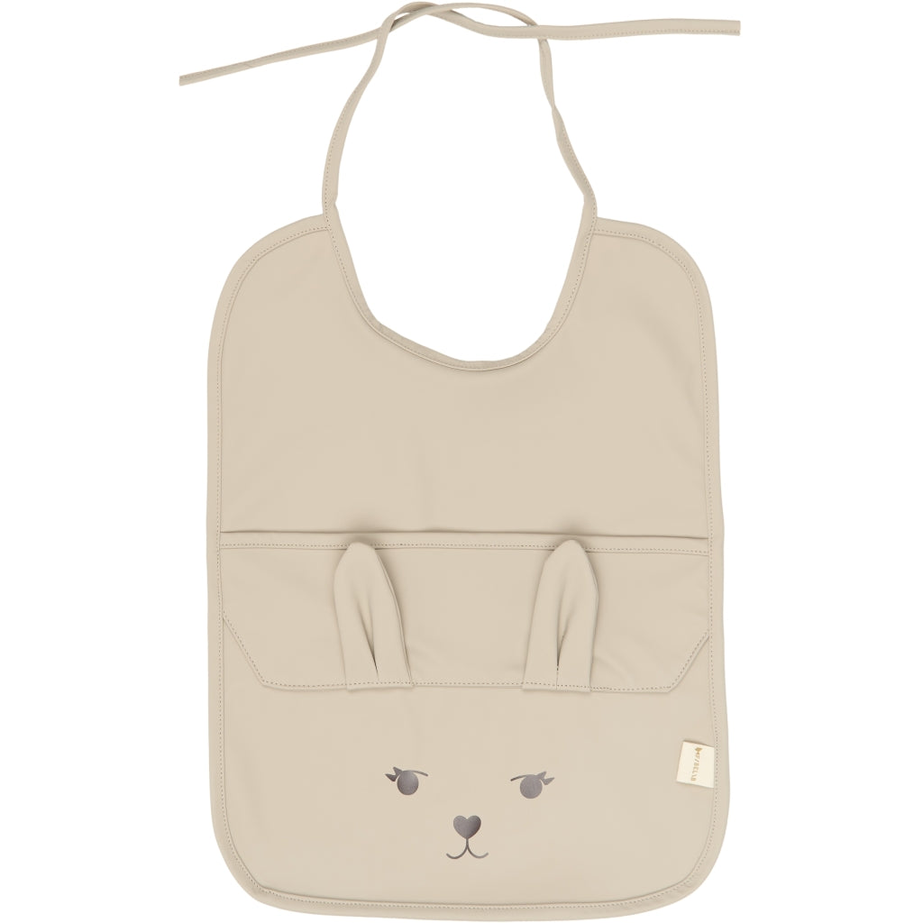 Fabelab Long Bib 2-pack - Bunny Hagesmække og savlesmække Ash Rose