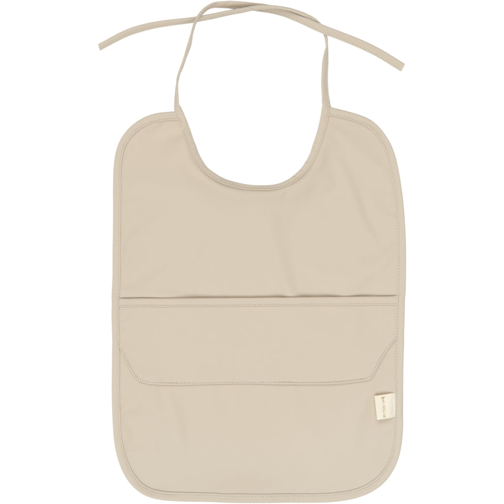 Fabelab Long Bib 2-pack - Little Flyers AOP Ash Rose Hagesmække og savlesmække Oxford Tan