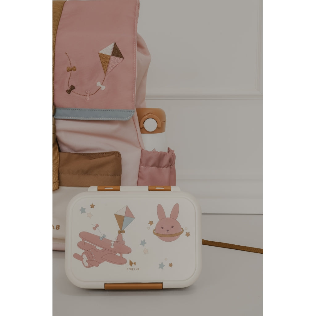 Fabelab Lunch Box - Bunny Air Plane Lunchboxes & Containers Whisper White