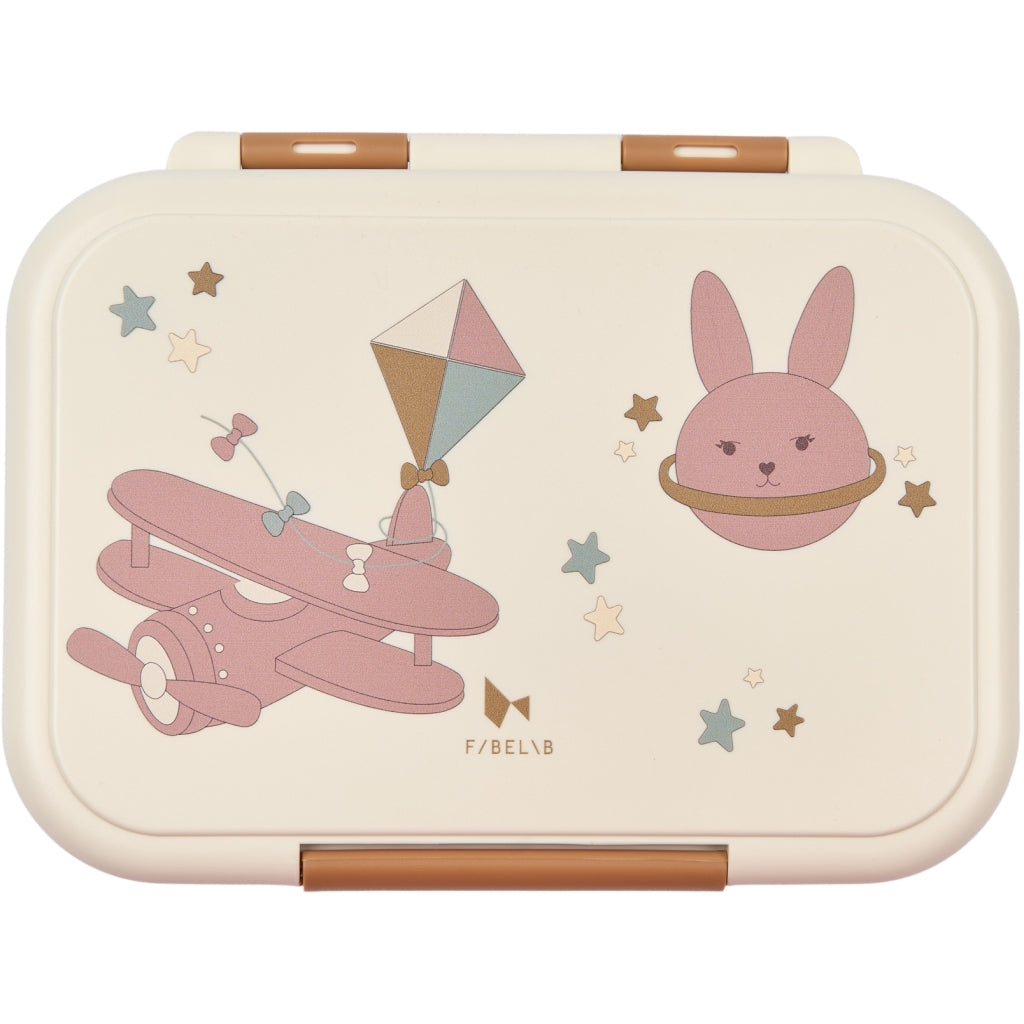 Fabelab Lunch Box - Bunny Air Plane Lunchboxes & Containers Whisper White