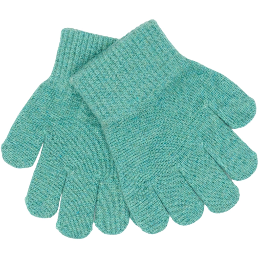 Mikk-Line MAGIC Strik Handsker 3-Pak Accessories Darkest Sprouse-Faded Denim-Balsam Green