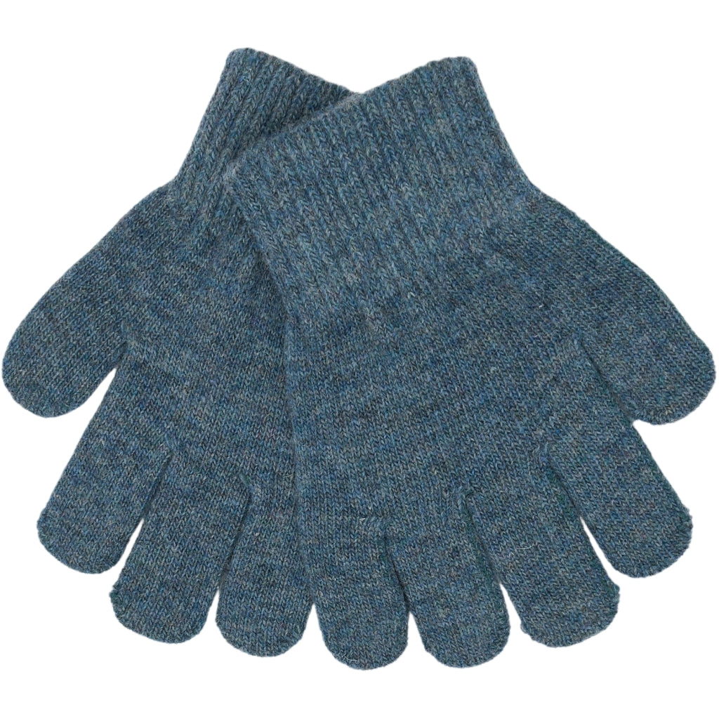 Mikk-Line MAGIC Strik Handsker 3-Pak Accessories Darkest Sprouse-Faded Denim-Balsam Green