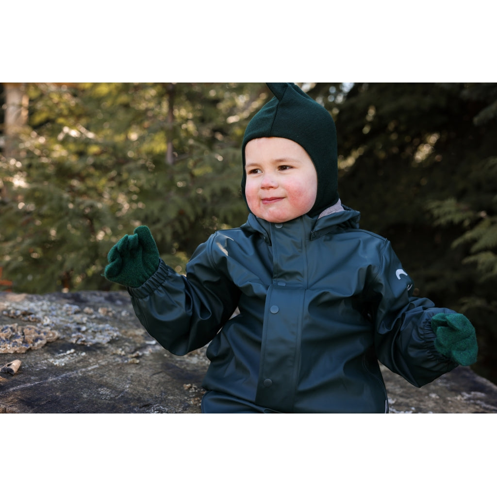 Mikk-Line MAGIC Strik Handsker 3-Pak Accessories Darkest Sprouse-Faded Denim-Balsam Green