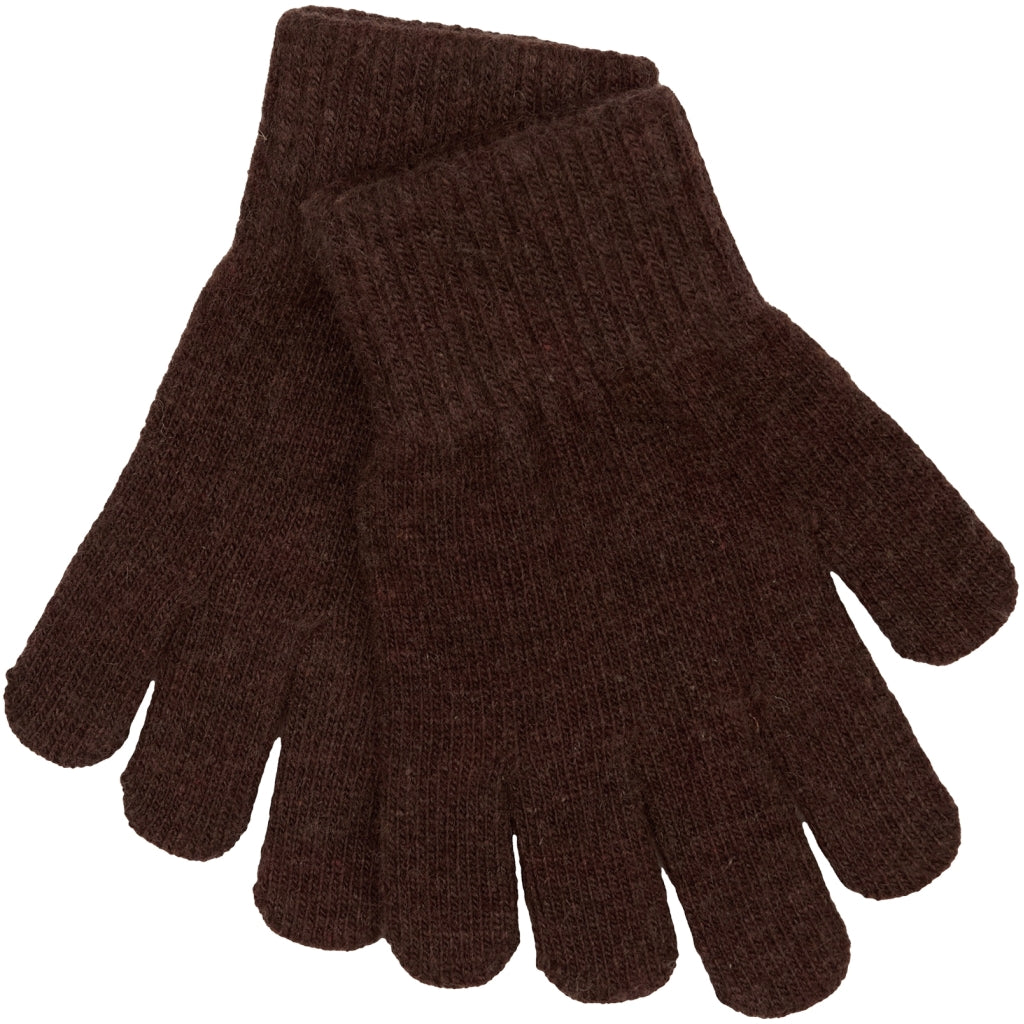 Mikk-Line MAGIC Strik Handsker 3-Pak Accessories French Roast-Chipmunk-Apple Butter