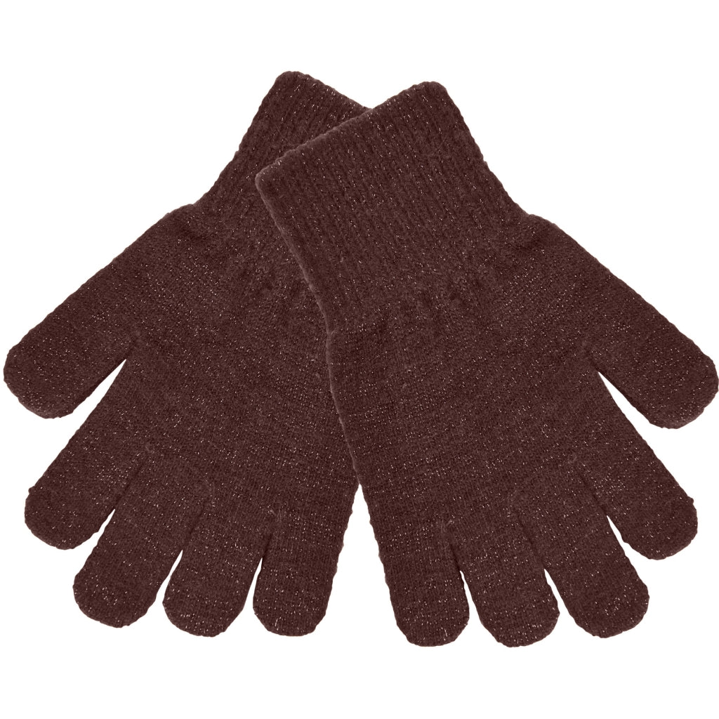 Mikk-Line MAGIC Strik Handsker Glitter 3-Pak Accessories Dark Mink-Black-Antrazite