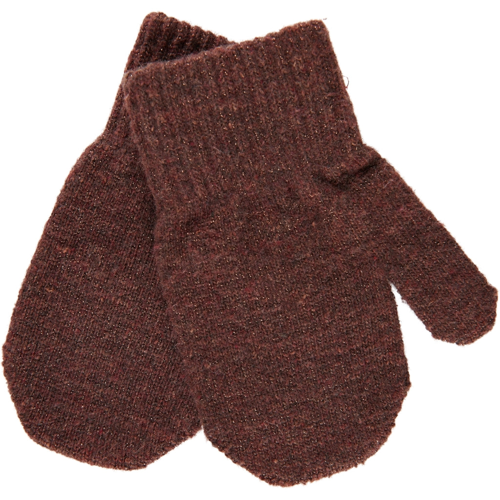 Mikk-Line MAGIC Strik Vanter Glitter 3-Pak Accessories Dark Mink-Black-Antrazite