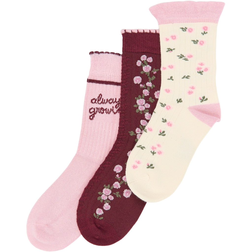 MINIPOP MPopMarry bambussokker 3-pakke Socks Huckleberry