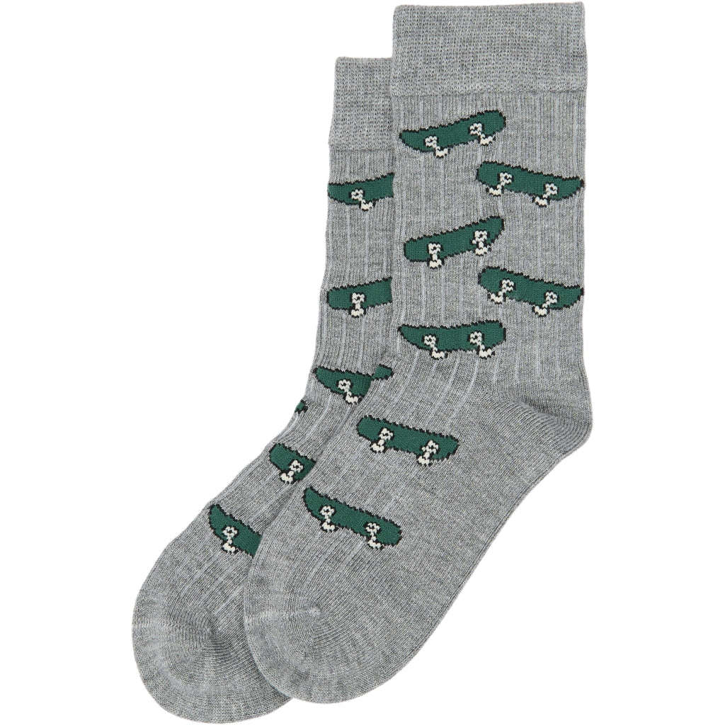 MINIPOP MPopMats bambussok Socks Light Grey Melange