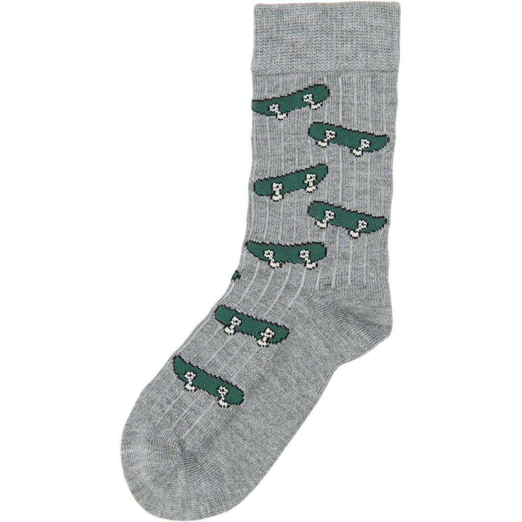 MINIPOP MPopMats bambussok Socks Light Grey Melange