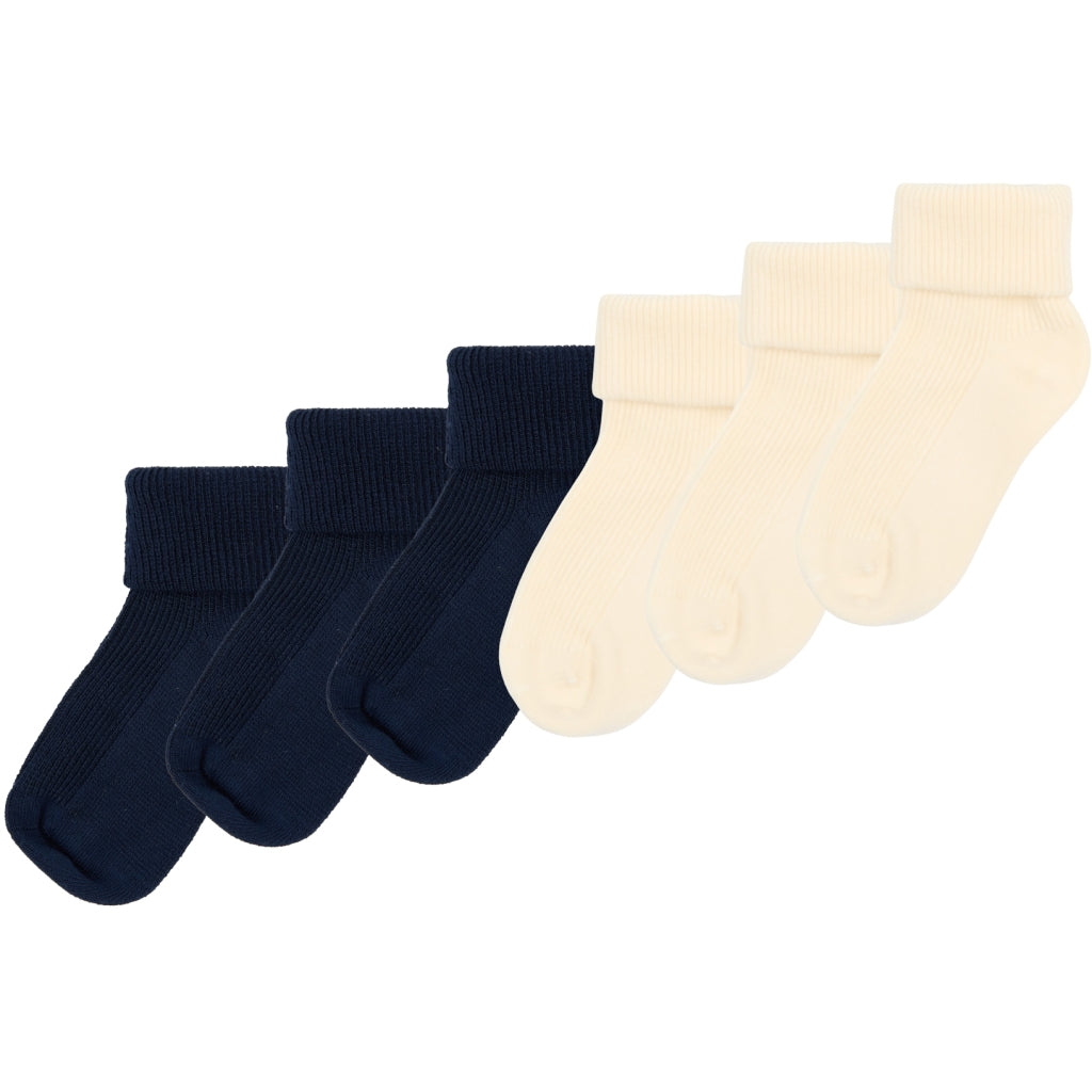 MINIPOP MPopMee Bambus Baby 6-pakke Socks Navy