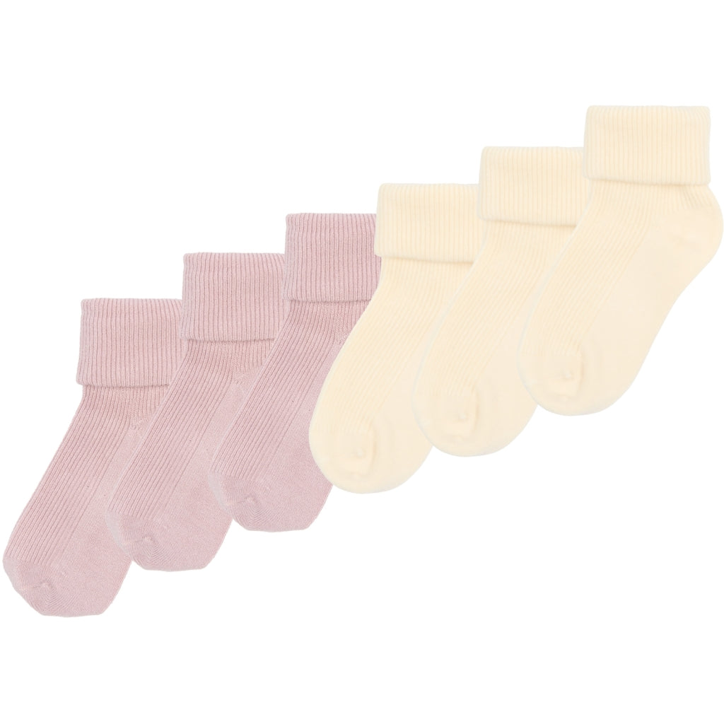 MINIPOP MPopMee Bambus Baby 6-pakke Socks Rose