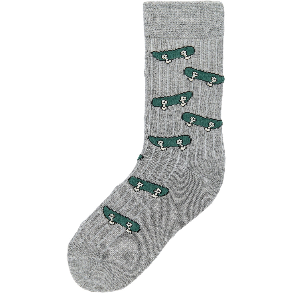 MINIPOP MPopMorgan bambussokker 5-pakke Socks Grey Melange