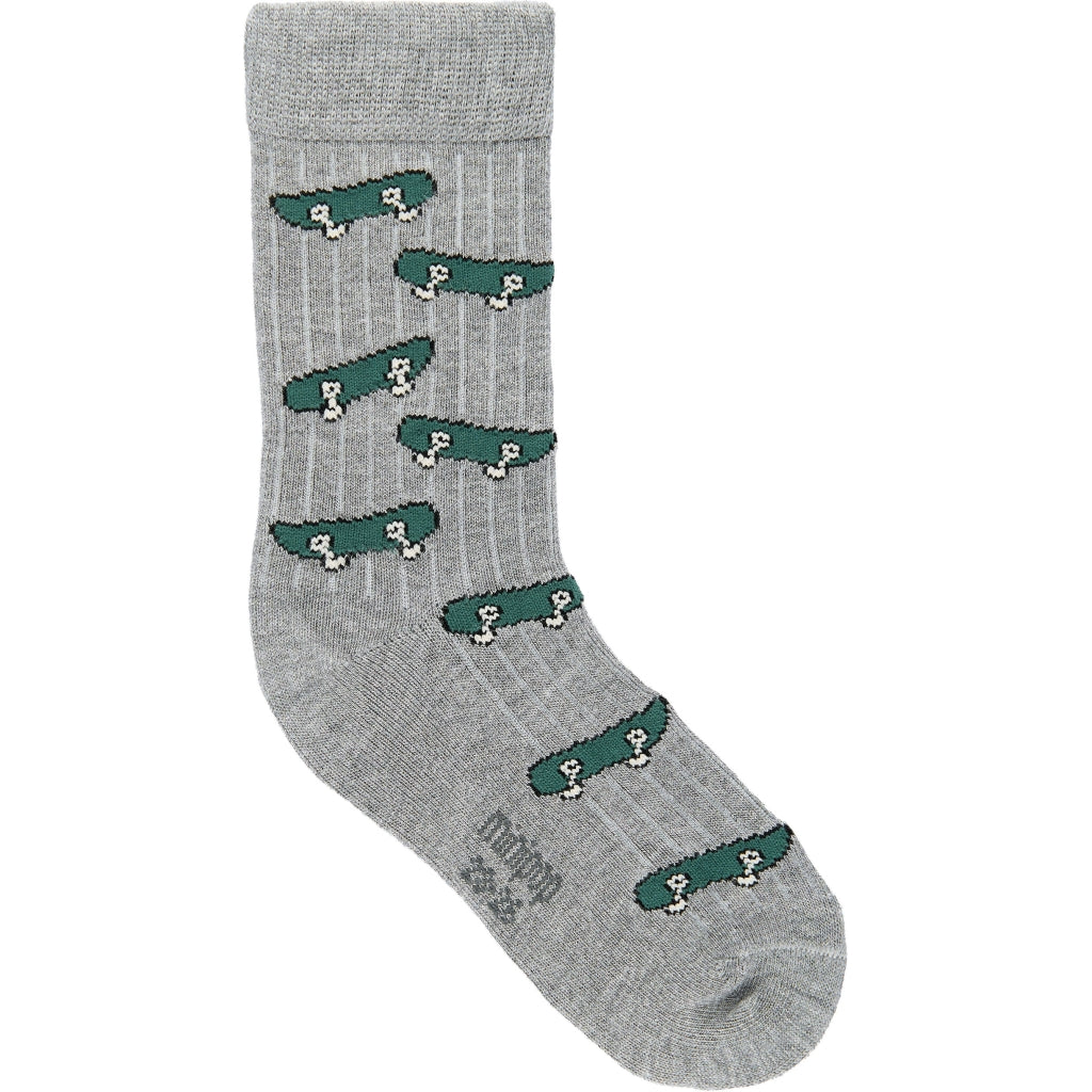 MINIPOP MPopMorgan bambussokker 5-pakke Socks Grey Melange