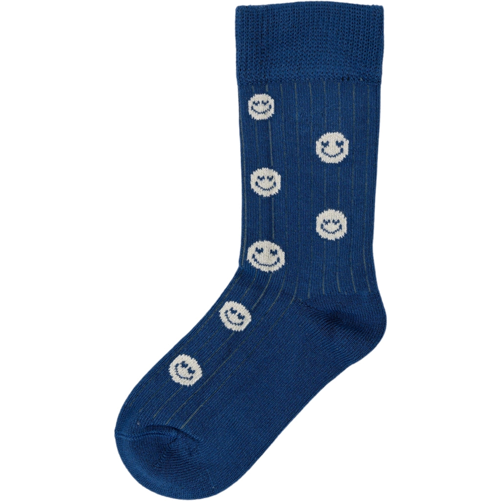 MINIPOP MiniPop® Bamboo Motif Socks Socks Cobalt smilie