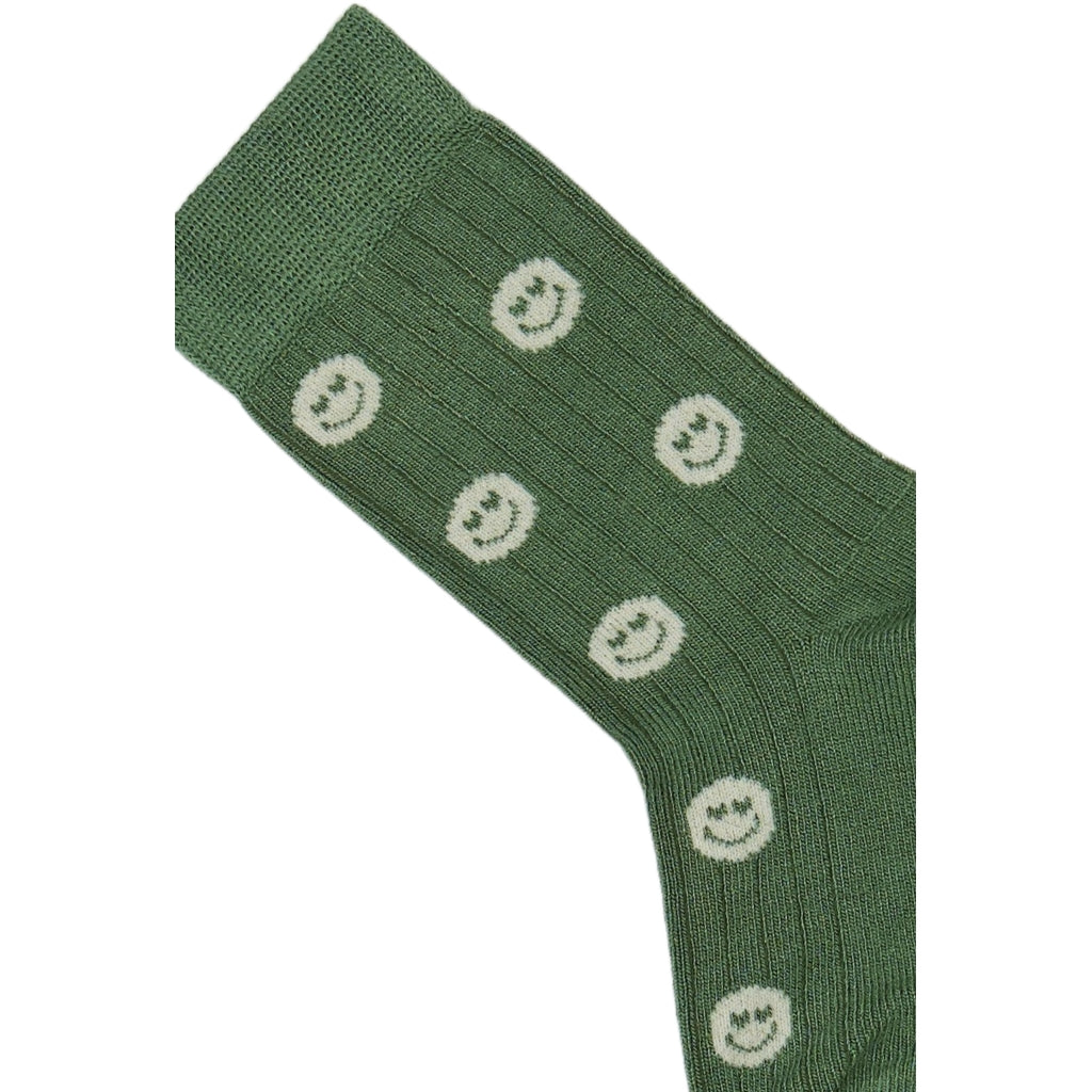 MINIPOP MiniPop® Bamboo Motif Socks Socks Green smilie