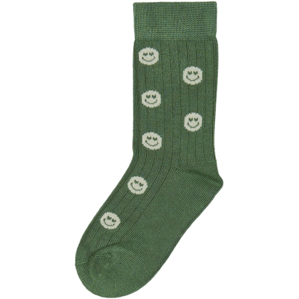 MINIPOP MiniPop® Bamboo Motif Socks Socks Green smilie