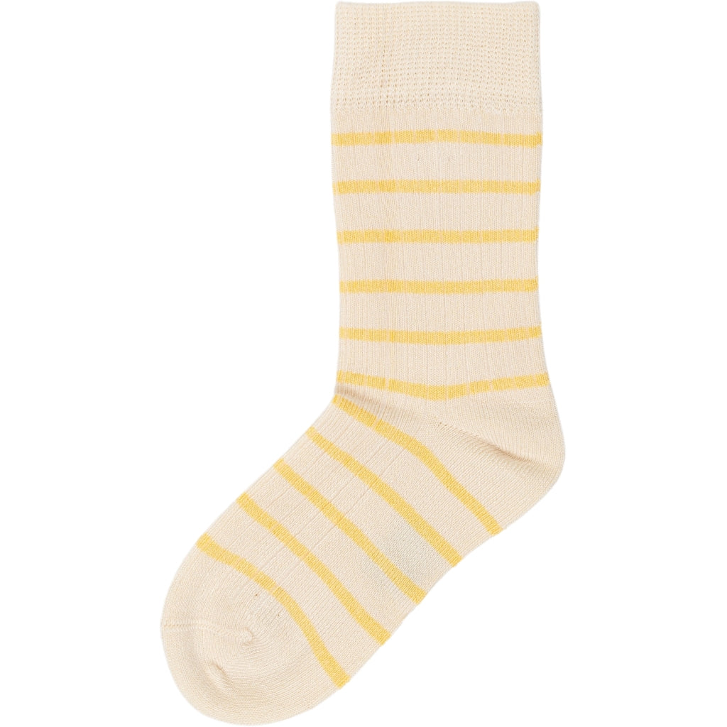 MINIPOP MiniPop® Bamboo Socks Socks Yellow Sun/Dark Off White