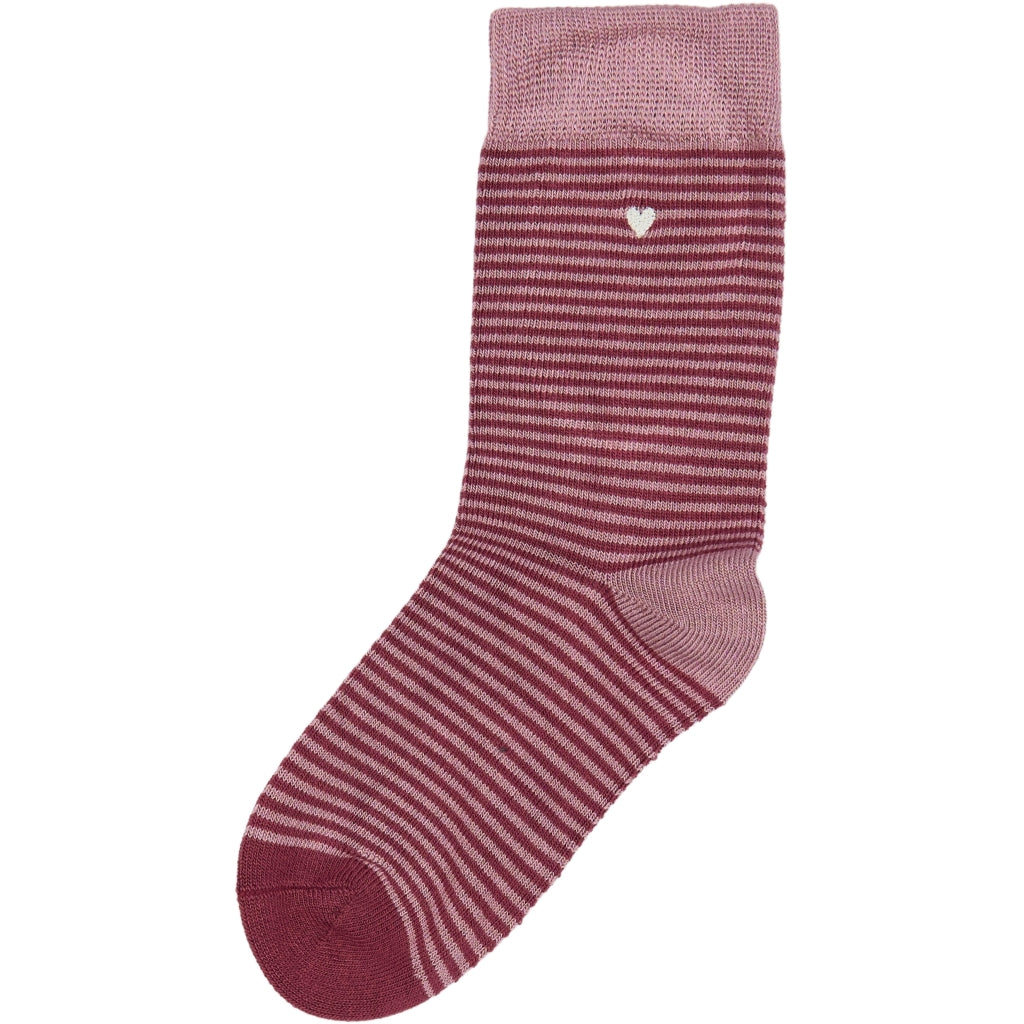 MINIPOP MiniPop® Bamboo Socks Socks Pale Pink/Burgendy