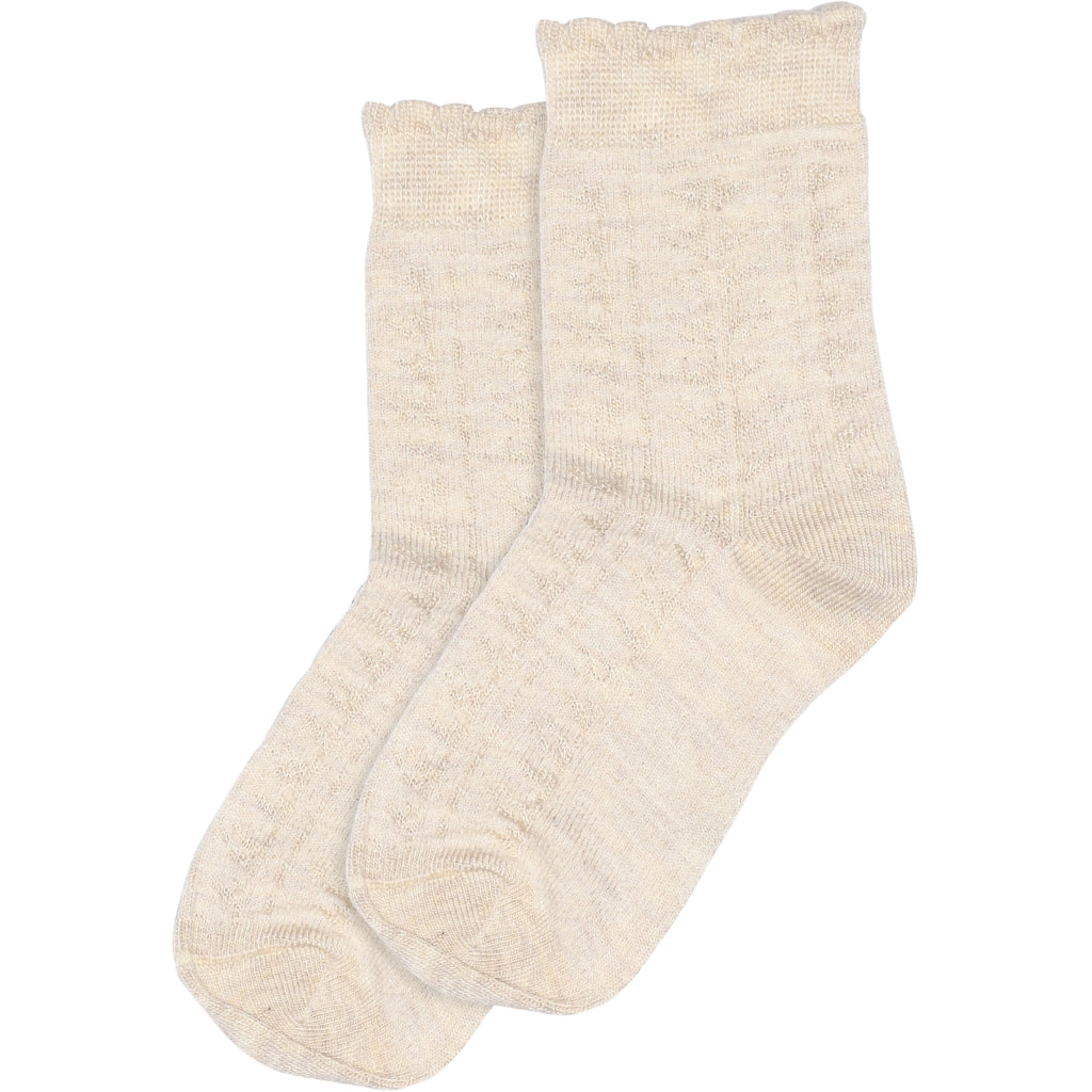 MINIPOP MiniPop® Bamboo Socks Pattern Socks Off White