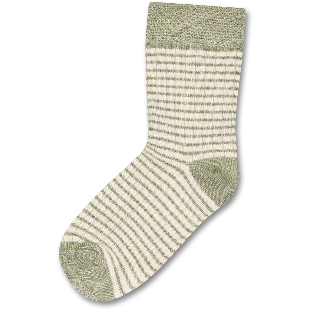 MINIPOP MiniPop® Bamboo Socks Thin Stripe Socks Green shadow