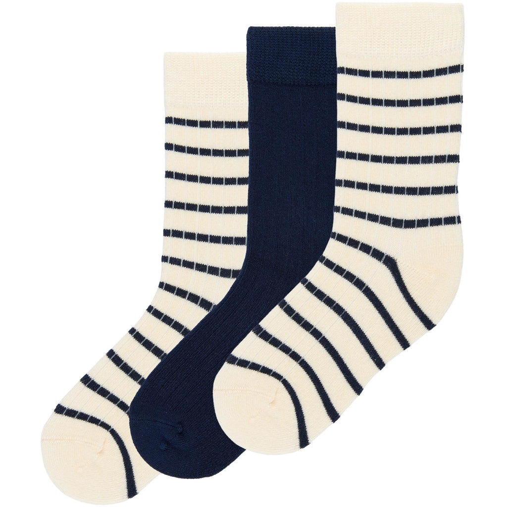 MINIPOP MiniPop® Noos Bamboo Socks 3 Pcs Socks Navy